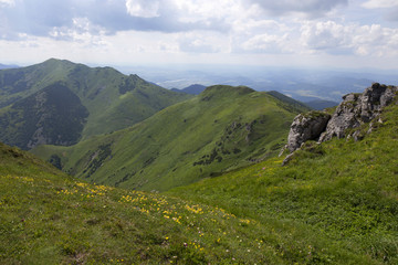 Fototapeta premium Little Fatra, the beautiful Mountains in Slovakia