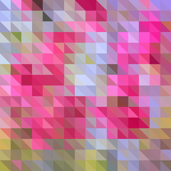 Abstract triangles background vector