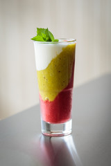 smoothie in a glass