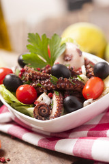 Octopus salad