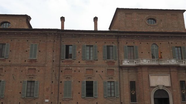 Collegio Cairoli and San Francesco Church in Pavia, PV, Italy
