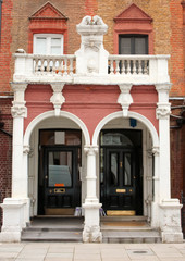 Fototapeta na wymiar London architecture traditional style