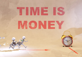 time is money, 3d rendering