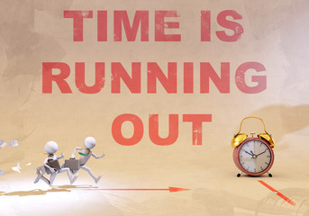 time is running out, 3d rendering