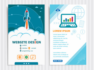 Project Website design concepts and Set of Banners.