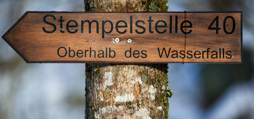 Harzer Wandernadel Stempelstelle Wasserfall Königshütte © dk-fotowelt