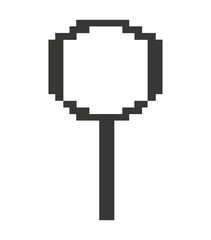 Computer mouse pointer isolated icon design