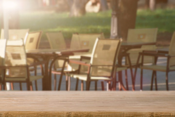 Summer cafe