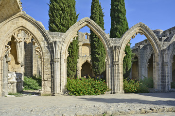 Obraz premium Cyprus, Bellapais Abbey
