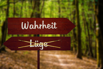 Schild 104 - Wahrheit