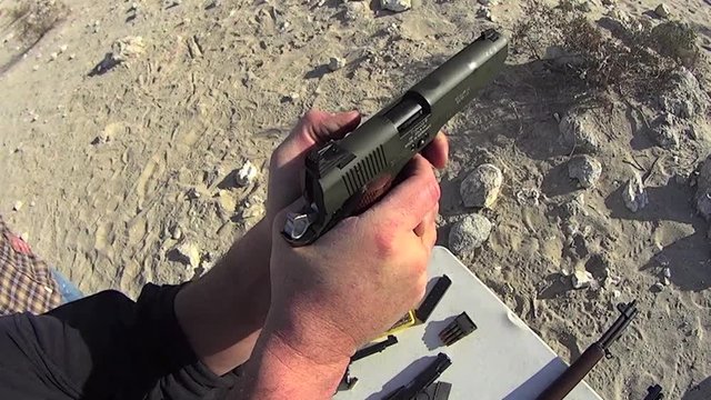 Borrego Shootout Auto handgun  