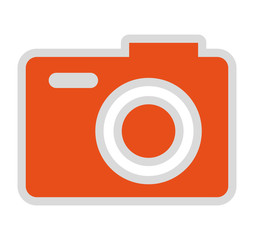 camera photographic    isolated icon design