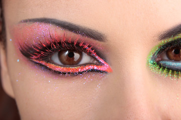 Obraz premium Eye makeup