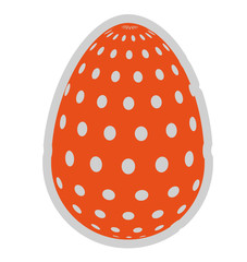sweet egg paint colorfull  isolated icon design