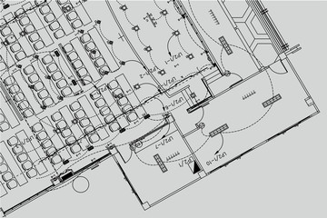 Architectural background, architectural plan, construction drawing