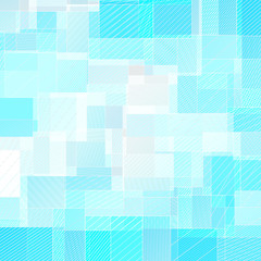 Abstract squared background from striped shapes