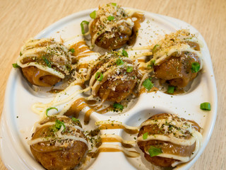 Takoyaki balls dumpling - japanese food