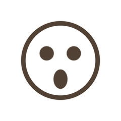 Fototapeta premium Embarrassed emoticon