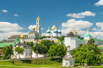 Fototapeta na wymiar Trinity Lavra of St. Sergius - Monastery in Sergiyev Posad
