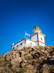 Fototapeta na wymiar lighthouse - akrotiri