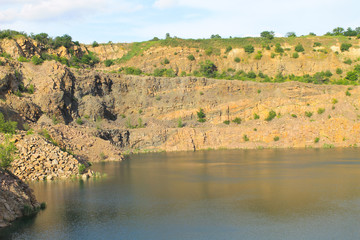 Lake at abandoned quarry