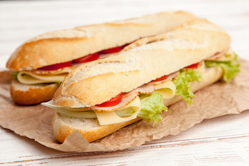 Panini grilled sandwich