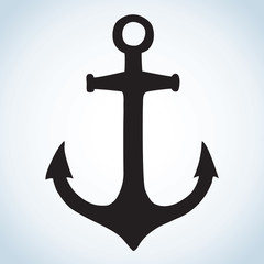 Anchor. Vector drawing