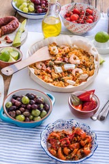 paella and tapas spanish cousine