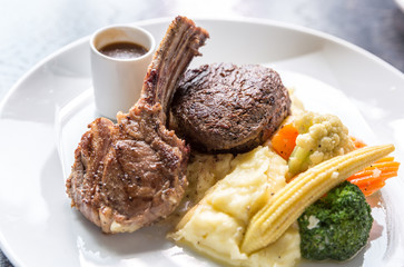 Grilled Lamb steak