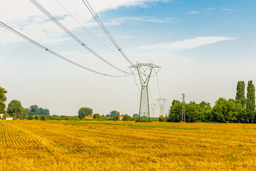 high voltage pylons