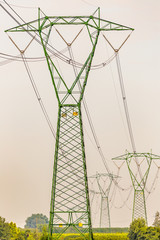 high voltage pylons