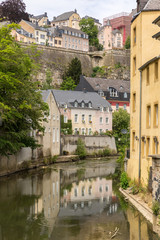 Naklejka premium Luxembourg City, downtown