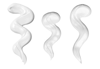 Cosmetic cream isolated on white