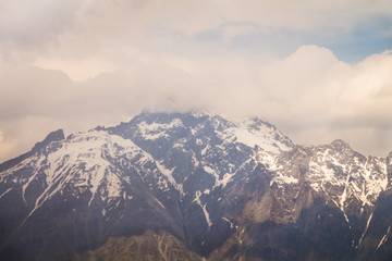Mountain landscape Georgia Caucasus