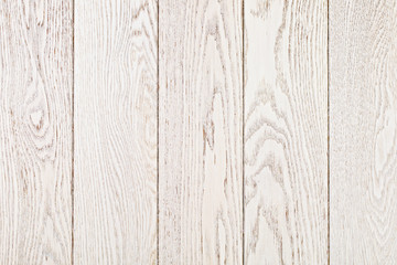 White Painted Oak Boards Background
