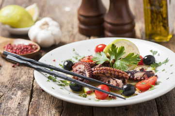 Octopus salad