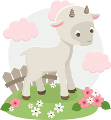 Goat vector illustration