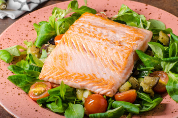 Salmon with potatoes