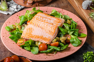 Salmon with potatoes