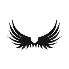 Wing icon in simple style isolated vector illustration