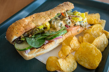 Everything Sub Sandwich