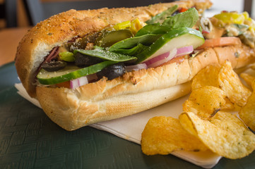 Everything Sub Sandwich