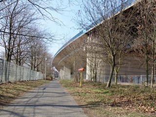 Fototapeta na wymiar Brücke Bonn Nord