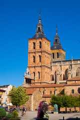  Cathedral of Astorga in summer