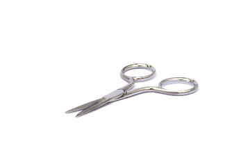 Tailors scissors isolated on white background