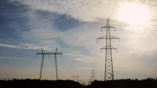 High-voltage power line