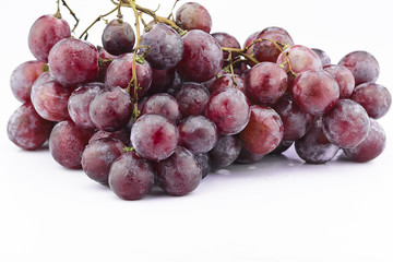 Bunch of red grapes