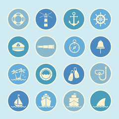 Marine and nautical icon