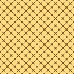 Naklejka premium Star brown seamless pattern