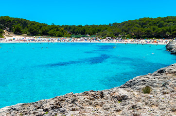 Cala Mondrago - beautiful beach and coast of Mallorca